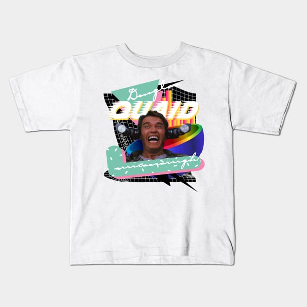 Douglas Quaid TR Retro Kids T-Shirt by BURBS